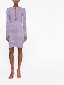 isabelmarant ISABEL MARANT Jana mini-jurk met uitgesneden details - Paars