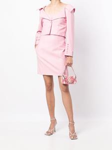 Rokh Mini-jurk met open rug - Roze