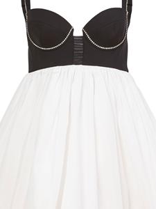 Fleur Du Mal Mini-jurk met print - Beige