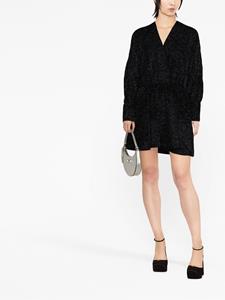 marantétoile MARANT ÉTOILE Alexane jurk met lange mouwen - Zwart
