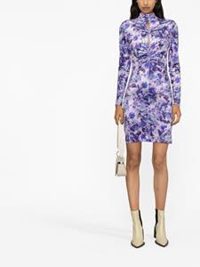 isabelmarant ISABEL MARANT Mini-jurk met abstracte print - Paars