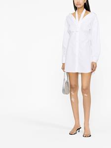 Off-shoulder blousejurk - Wit