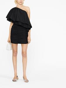 rotatebirgerchristensen ROTATE BIRGER CHRISTENSEN Asymmetrische mini-jurk - Zwart