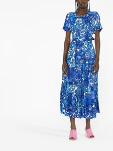 ladoublej La DoubleJ Midi-jurk met ceintuur - Blauw