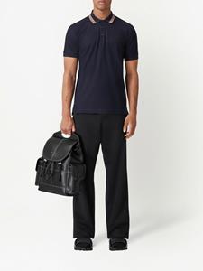 Burberry Poloshirt met borduurwerk - Blauw