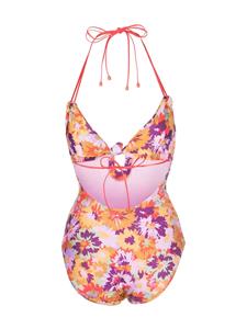 ZIMMERMANN Badpak met bloemenprint - Roze