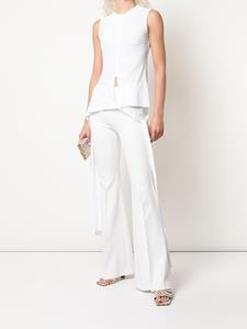 Rosetta Getty Flared pantalon - Wit