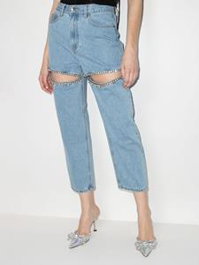 High waist jeans - Blauw