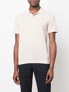 Corneliani Fijngebreid poloshirt - Beige