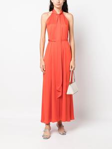 ASPESI V-neck sleeveless shirt dress - Oranje