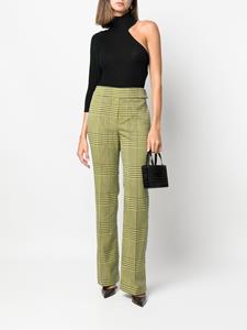 alexandrevauthier Alexandre Vauthier Broek met pied-de-poule print - Groen