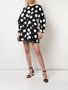 carolinaherrera Carolina Herrera Jurk met stippen - Zwart