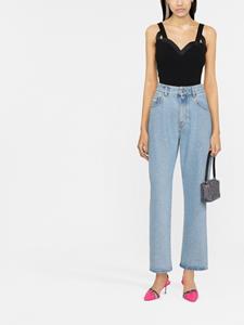 GCDS High waist jeans - Blauw