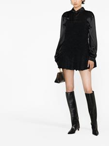 jilsander Jil Sander Bouclé mini-jurk - Zwart