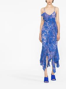 theattico The Attico Gedrapeerde jurk - Blauw