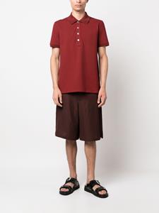 Balmain Piqué poloshirt - Rood