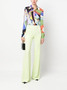 Moschino Flared broek - Groen