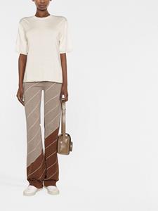 stellamccartney Stella McCartney Flared broek - Beige