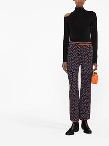 dvfdianevonfurstenberg DVF Diane von Furstenberg Broek met jacquard - Blauw