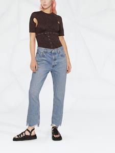Cropped jeans - Blauw
