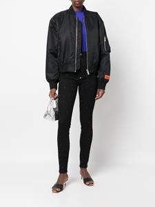 philippplein Philipp Plein Jeans met stras - Zwart