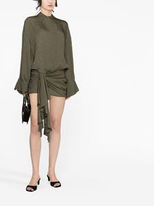 Blumarine Blousejurk met stippen - Groen
