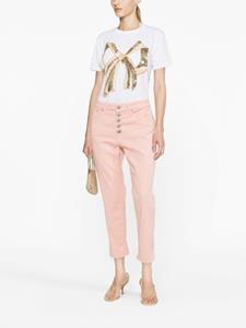 DONDUP Jeans met toelopende pijpen - Roze