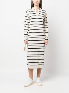 tommyhilfiger Tommy Hilfiger Gestreepte midi-jurk - Beige