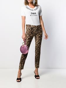 dolce&gabbana Dolce & Gabbana Jeans met luipaardprint - Beige