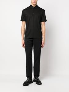 Zegna Effen poloshirt - Zwart