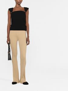 Nanushka Flared broek - Beige