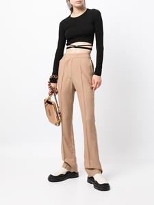 AMBUSH High waist broek - Bruin