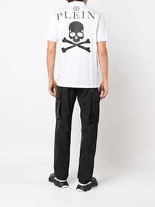 philippplein Philipp Plein Poloshirt met logoplakkaat - Wit