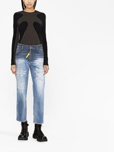 DSQUARED2 Jeans met logopatch - Blauw