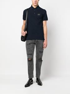 dolce&gabbana Dolce & Gabbana Piqué poloshirt - Blauw