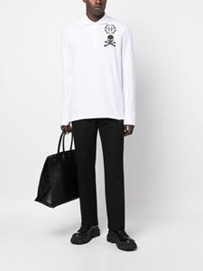 philippplein Philipp Plein Poloshirt met logoprint - Wit