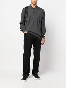goldengoose Golden Goose Poloshirt met logopatch - Grijs