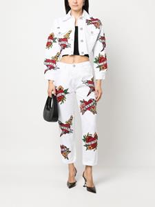 philippplein Philipp Plein Jeans met print - Wit
