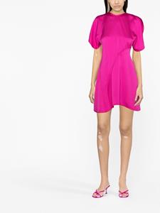victoriabeckham Victoria Beckham Mini-jurk met ronde hals - Roze
