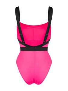 noireswimwear Noire Swimwear Badpak met ceintuur - Roze