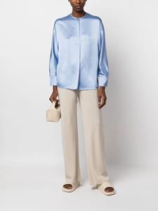 Vince High waist broek met wijde pijpen - Beige