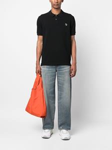 pspaulsmith PS Paul Smith Poloshirt met zebraprint - Zwart