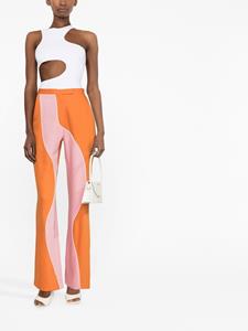 Flared broek - ORANGE
