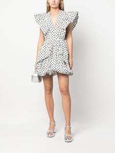 philosophydilorenzoserafini Philosophy Di Lorenzo Serafini Jurk met bloemenprint - Wit