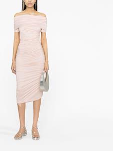 philosophydilorenzoserafini Philosophy Di Lorenzo Serafini Gesmockte midi-jurk - Roze