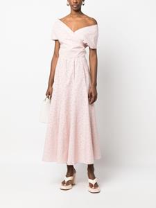 philosophydilorenzoserafini Philosophy Di Lorenzo Serafini Broderie anglaise jurk - Roze