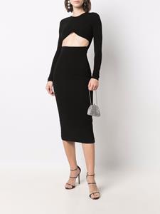 DSQUARED2 Jurk met uitgesneden detail - Zwart