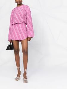 theattico The Attico Jurk met jacquard - Roze