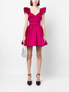 philippplein Philipp Plein Mini-jurk met ruches - Roze