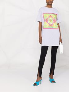 philippplein Philipp Plein T-shirtjurk met barokprint - Grijs